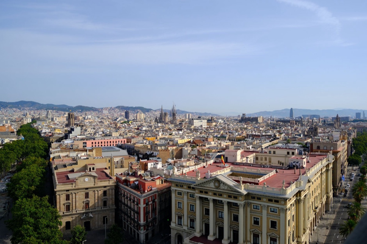 Barcelona hotel in Gothic district with historic architecture