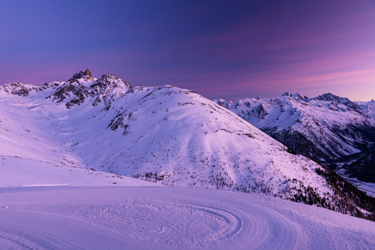 Vue de montagne de monseñor
