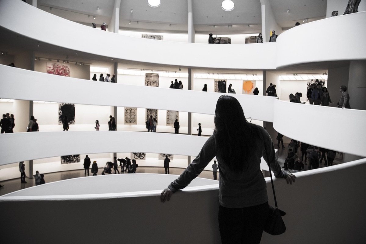 Interior gallery of Picasso Museum