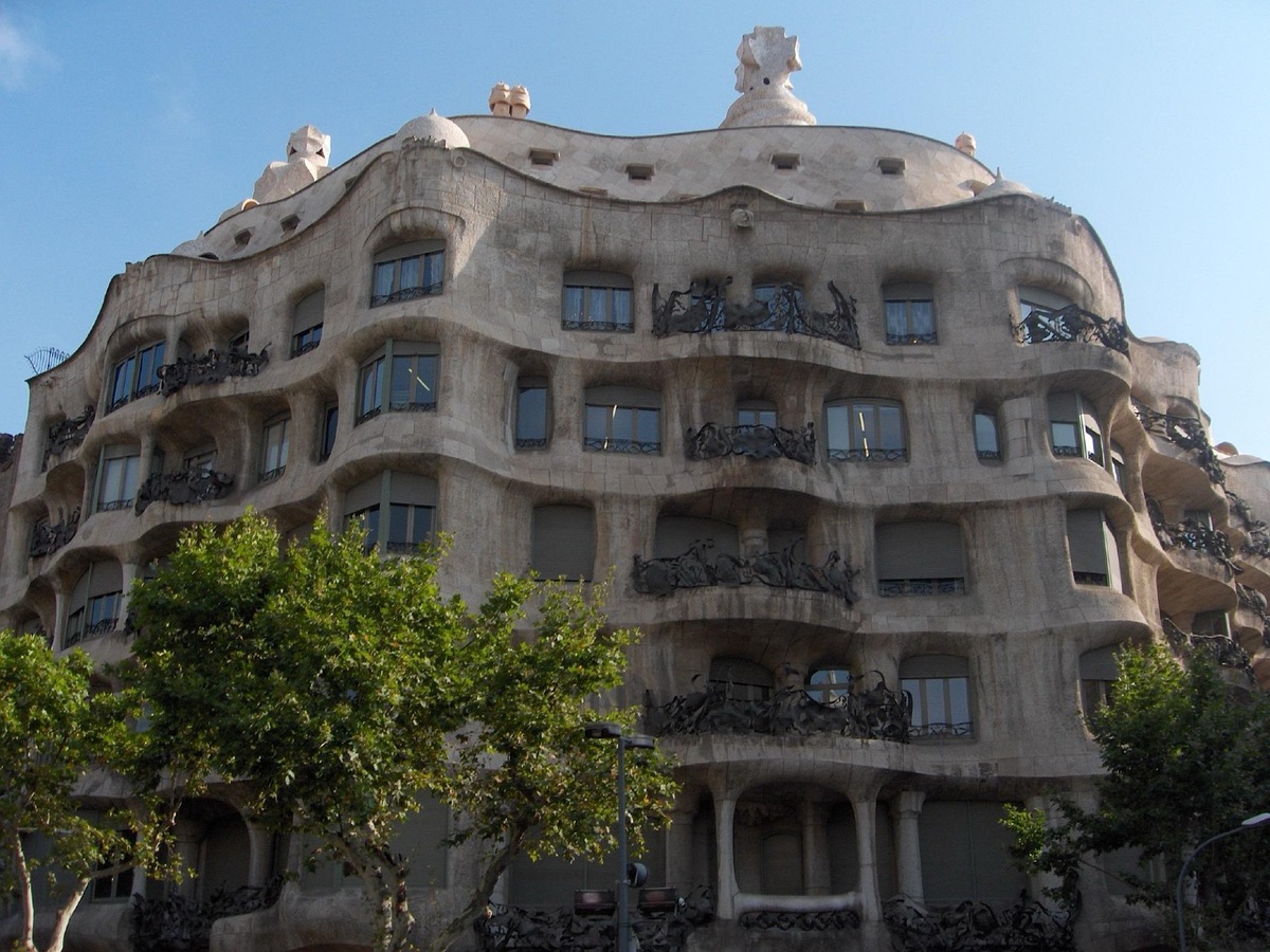 Gaudí architectural detail in Barcelona