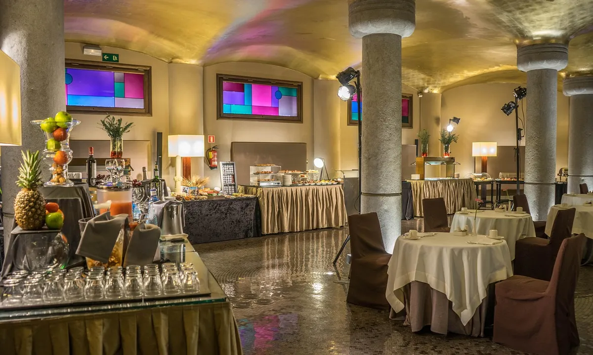 conference room, casa fuster hotel, barcelona, spain, colorful, luxury, europe, architecture, travel, nouveau, creativity, brown meeting, brown room, brown conf